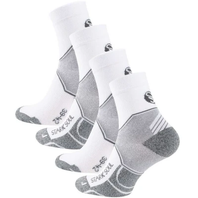 Abbildung von Stark Soul Quarter Performance 2 PAAR PACK Sportsocken, Herren, Größe: 43 46, Weiß
