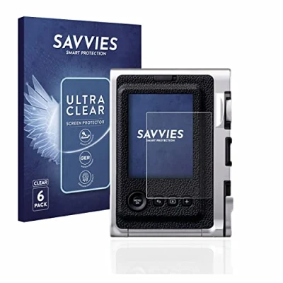 Abbildung von Savvies 6 Stück Schutzfolie für Fujifilm Instax Mini Evo Displayschutz Folie Ultra Transparent