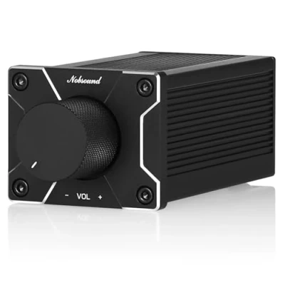 Abbildung von Nobsound High Precision Passive Preamp Volume Controller VOL Control HiFi Vorverstärker ALPS (RCA&amp;HiFi Version, Black)