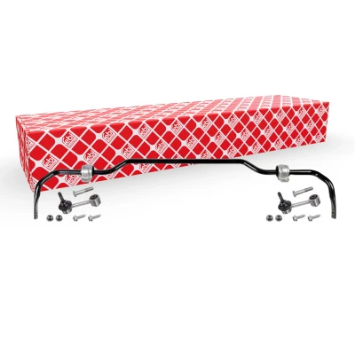 Abbildung von FEBI BILSTEIN 175046 Stabilisator Hinterachse mit Gummilagern Koppelstange VOLKSWAGEN: GOLF 5 Schrägheck, 6, Passat B6 Variant kfzteile,