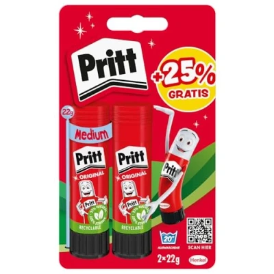 Abbildung von Pritt Klebestift &quot;Alles steht Kopf 2&quot;, Set mit 4 x 11g Klebestiften und Tattoos, sicherer kinderfreundlicher Kleber für Kunst Bastelarbeiten, starker Klebstoff die Schule, 9H PGS6B