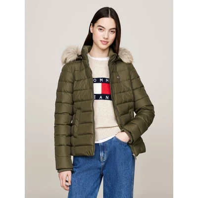 Abbildung von Tommy Jeans Curve Steppjacke &quot;TJW BASIC HOODED DOWN JACKET EXT&quot;, mit Kapuze, in Großen Größen, Kapuze