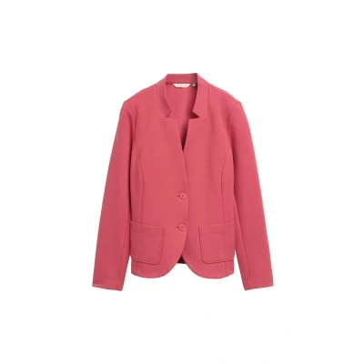 Abbildung von TOM Tailor Structure Blazer, Damen, Größe: Medium, Berry red