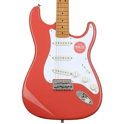Abbildung von Squier by Fender Classic Vibe &#039;50s Stratocaster®, Griffbrett aus Ahorn, Fiesta Red