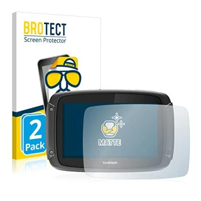 Abbildung von BROTECT Entspiegelungs Schutzfolie für TomTom Rider 450 (2 Stück) Matte Displayschutz Folie, Anti Reflex, Fingerprint