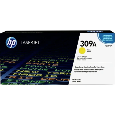 Abbildung von HP 309A (Q2672A) Gelb Toner