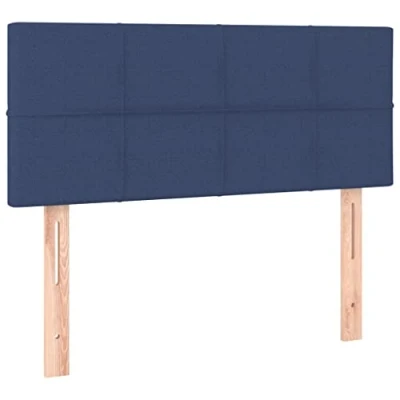 Abbildung von vidaXL Kopfteil Blau 90x5x78/88 cm Stoff, (1 St)