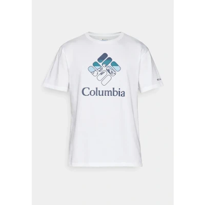 Abbildung von Columbia Rapid RIDGE Graphic TEE Tshirt print, Herren, Größe: XXL, White