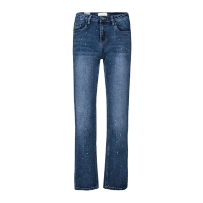 Abbildung von Cartoon Regular Fit Jeans mit Strass