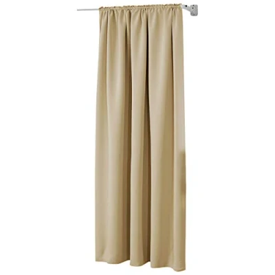Abbildung von Woltu Gardine, (1 St), blickdicht, Blickdicht mit Kräuselband für Schiene, 250 g/m²
