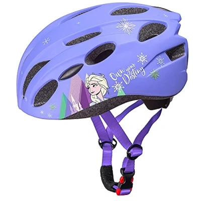 Abbildung von Seven Polska Kinderfahrradhelm Kinder &quot;Frozen 2&quot;, LILA, M: 52 56cm, In Mold Tec, ab ca. 6 Jahre