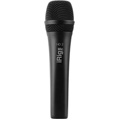 Abbildung von IK Multimedia iRig Mic HD 2, Mobiltelefon/Smartphone Mikrofon, 40 dB, 20 20000 Hz, 24 Bit, 96 kHz, 10 mV/Pa