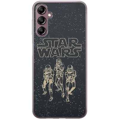 Abbildung von ERT GROUP Handyhülle für Samsung A14 4G/5G Original und offiziell Lizenziertes Star Wars Muster 005 optimal an die Form des Handy angepasst, hülle aus TPU