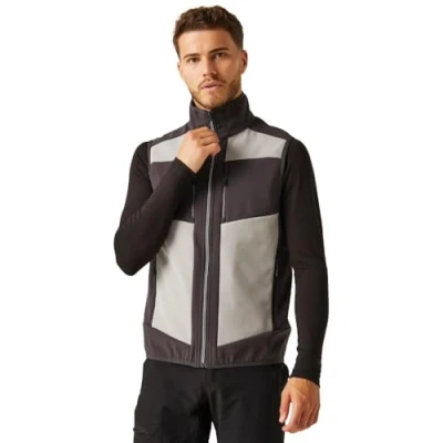 Abbildung von Regatta Herren Mens E volve Colour Block Softshell Body Warmer Körperwärmer, Grau/Asche, XL