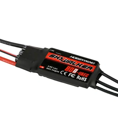 Abbildung von 20A 30A 40A 50A 60A 80A Bürstenloser Geschwindigkeitsregler ESC BEC (Brushless Speed Controller) für RC Flugzeug Quadcopter Hubschrauber