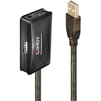 Abbildung von LINDY Aktives USB 2.0 Verlängerungskabel mit Hub, 10 m