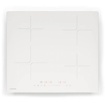 Abbildung von Klarstein PowerGlide Induktionskochfeld 4 Zonen Induktionsherd, 7800 W Power Boost, 9 Heizstufen, SenseControl, Timer &amp; Kindersicherung, 60 cm Elegantes Design