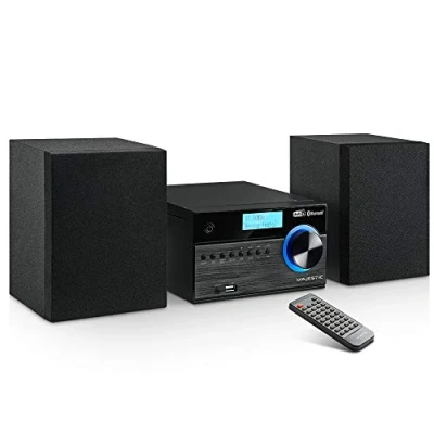 Abbildung von Majestic 122350 AH 2350BT MP3/USB DAB Micro Anlage Stereoanlage