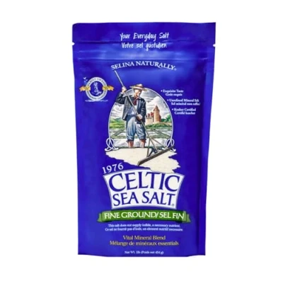 Abbildung von Celtic Sea Salt, fein geschliffen, Vital Mineralmischung, 1 lb (454 g)