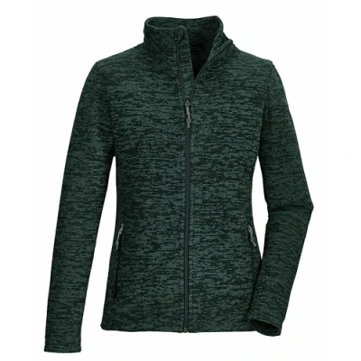 Abbildung von killtec Damen Strickfleecejacke/Fleecejacke mit Stehkragen KOW 113 WMN KNT FLC JCKT, dunkelgrün, 40, 41804 000