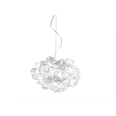 Abbildung von Slamp Clizia Designer Pendelleuchte, weiß