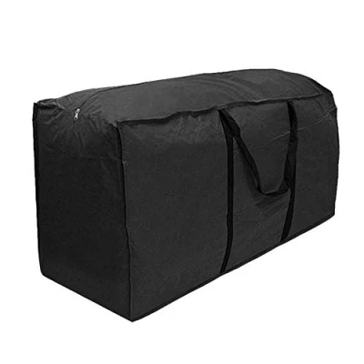 Abbildung von RRigo Aufbewahrungstasche für Terrassenmöbel, draußen, Garten, wasserdicht, leicht, Handtasche, Polster, Tasche, Schwarz (L: 173 x 76 51 cm)