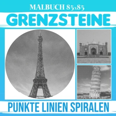 Abbildung von Grenzsteine Punkte Linien Spiralen Malbuch: Fördern Sie die Kreativität mit 30 gut ausgewählten Hochgebäudebildern im Inneren Gag Geschenke White ... Stressabbau Weihnachtsgeschenke