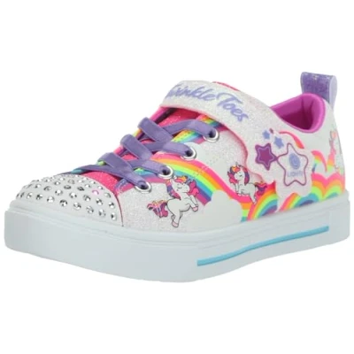 Abbildung von Skechers Twinkle Sparks Sneaker low white/multicoloured für Kinder, Größe: 28, White/multi coloured Schuhe