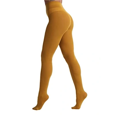 Abbildung von EVERSWE 80D Microfaser Damen Strumpfhose (S/M, Goldenrod)