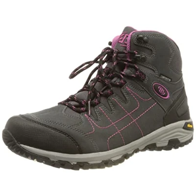 Abbildung von Brütting Mount Shasta Hikingschuh, Damen, Größe: 37, Grau schwarz pink Schuhe