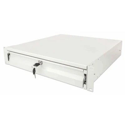 Abbildung von Intellinet 19&quot; Schublade 2HE abschließbar 466mm tief grau