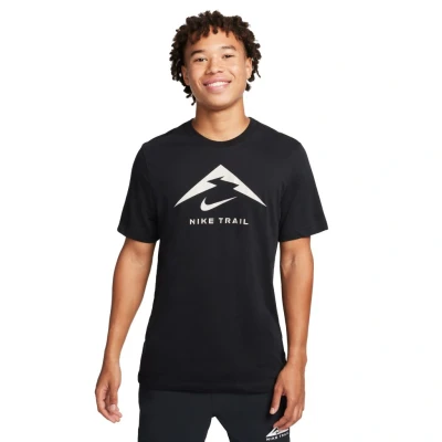 Abbildung von Nike Performance TEE Trail LOGO Sport Tshirt, Herren, Größe: Medium, Black