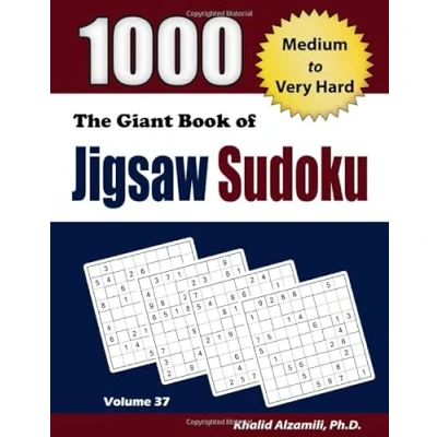 Abbildung von The Giant Book of Jigsaw Sudoku: 1000 Medium to Very Hard Puzzles (Adult Activity Books Series, Band 37)