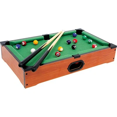 Abbildung von small foot Tischbillard kompakt aus Holz, Billardspiel inkl. Zubehör, auf jeder Tischplatte spielbar, ab 5 Jahren, 6703