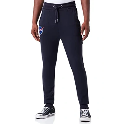 Abbildung von Alpha Industries NASA Jogger Jogginghose, Herren, Größe: Large, Black
