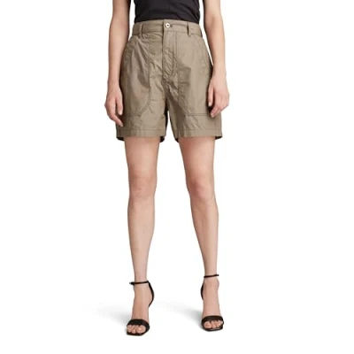 Abbildung von G STAR RAW Damen Fatigue Shorts, Braun (turf D24405 A790 273), 32