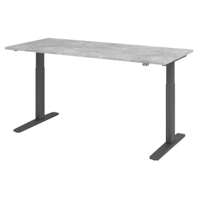 Abbildung von Hammerbacher Schreibtisch XMKA19 Beton/Graphit
