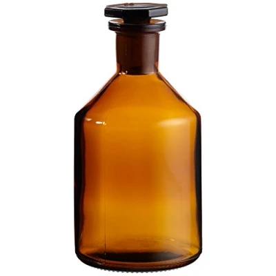 Abbildung von neoLab E 1450 ecoLab Steilbrustflaschen, EH Glasstopfen, NS19/26, 250 mL, Braunglas
