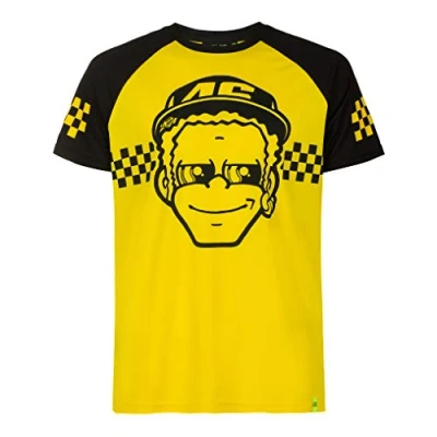 Abbildung von Valentino Rossi T Shirts Sun And Moon,Mann,S,Ocker