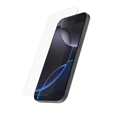 Abbildung von Hama Handy Schutzglas iPhone 16 Pro Max (Displayschutz ultraklar Anti Fingerprint, Montagehilfe, Vollschutz 9H ultradünn, case friendly, kratzfest, Displayschutzglas stoßfest)