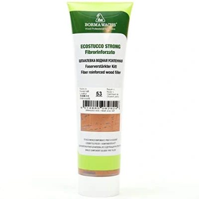 Abbildung von BORMA Faserverstärkter Holzkitt Spachtelmasse Extra Strong 200g Nussbaum hell 53