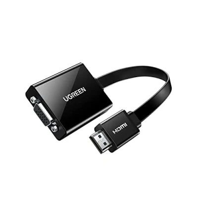 Abbildung von Ugreen Adapter HDMI VGA micro USB / Audio 3,5 mm Miniklinke schwarz (40248)