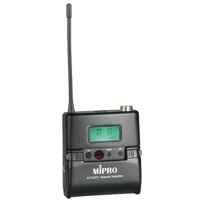 Abbildung von MIPRO ACT 32TC analoger UHF Taschensender mit Akku