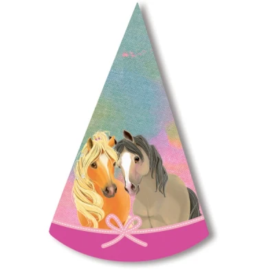 Abbildung von Hüte hübsche Ponypferde 8 Stücke