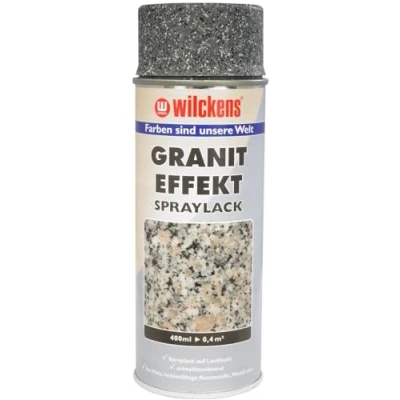 Abbildung von Wilckens Farben Sprühfarbe, Granit Effekt Spray Dekorationslack grau