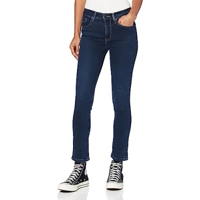 Abbildung von Levi&#039;s Damen 724 High Rise Straight Bue Galakse Cover Jeans, Bogota Sass, 33 EU