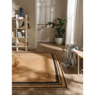 Abbildung von benuta Teppich Jutta, rechteckig, Höhe: 5 mm, Kunstfaser, Berber, Ethno Style, Wohnzimmer