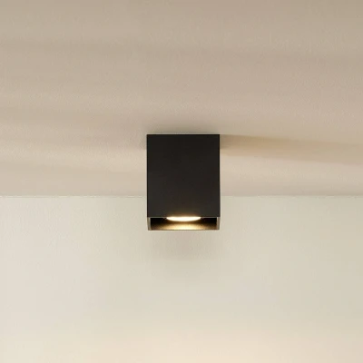 Abbildung von Lucide BODI Deckenstrahler Ø 8 cm 1xGU10 Schwarz