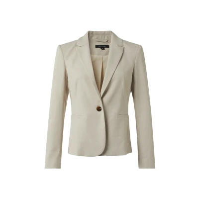 Abbildung von comma Blazer, Damen, Größe: 34, Sandfarben