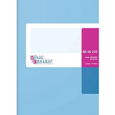 Abbildung von König und Ebhardt &amp; 8616210 Geschäftsbuch / Kladde (A6, kariert, mit festem Kopf, 70g/m², 32 Blatt Drahtheftung)